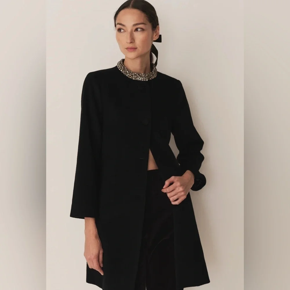 DÔEN Heirloom Annemarie Cashmere Blend Coat NWT - Picture 2 of 12